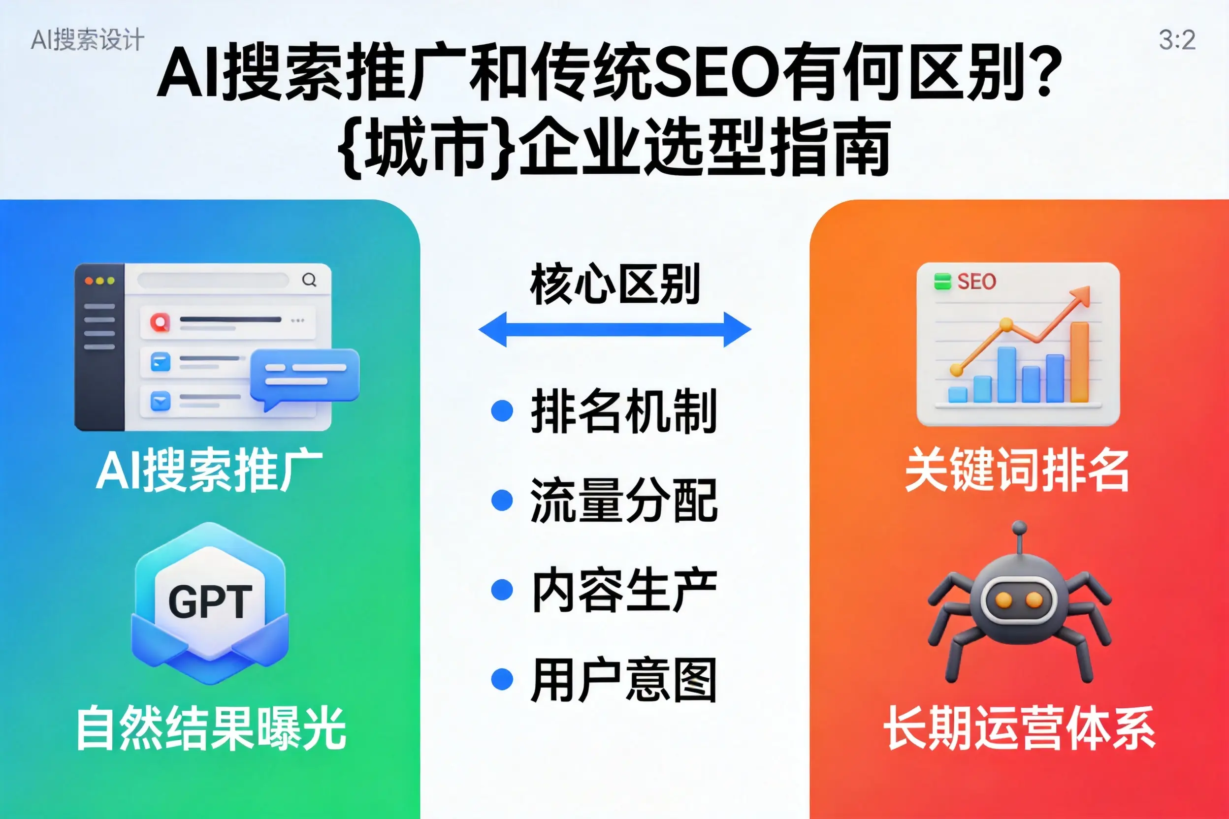 AI搜索推广和传统SEO有何区别？济源企业选型指南