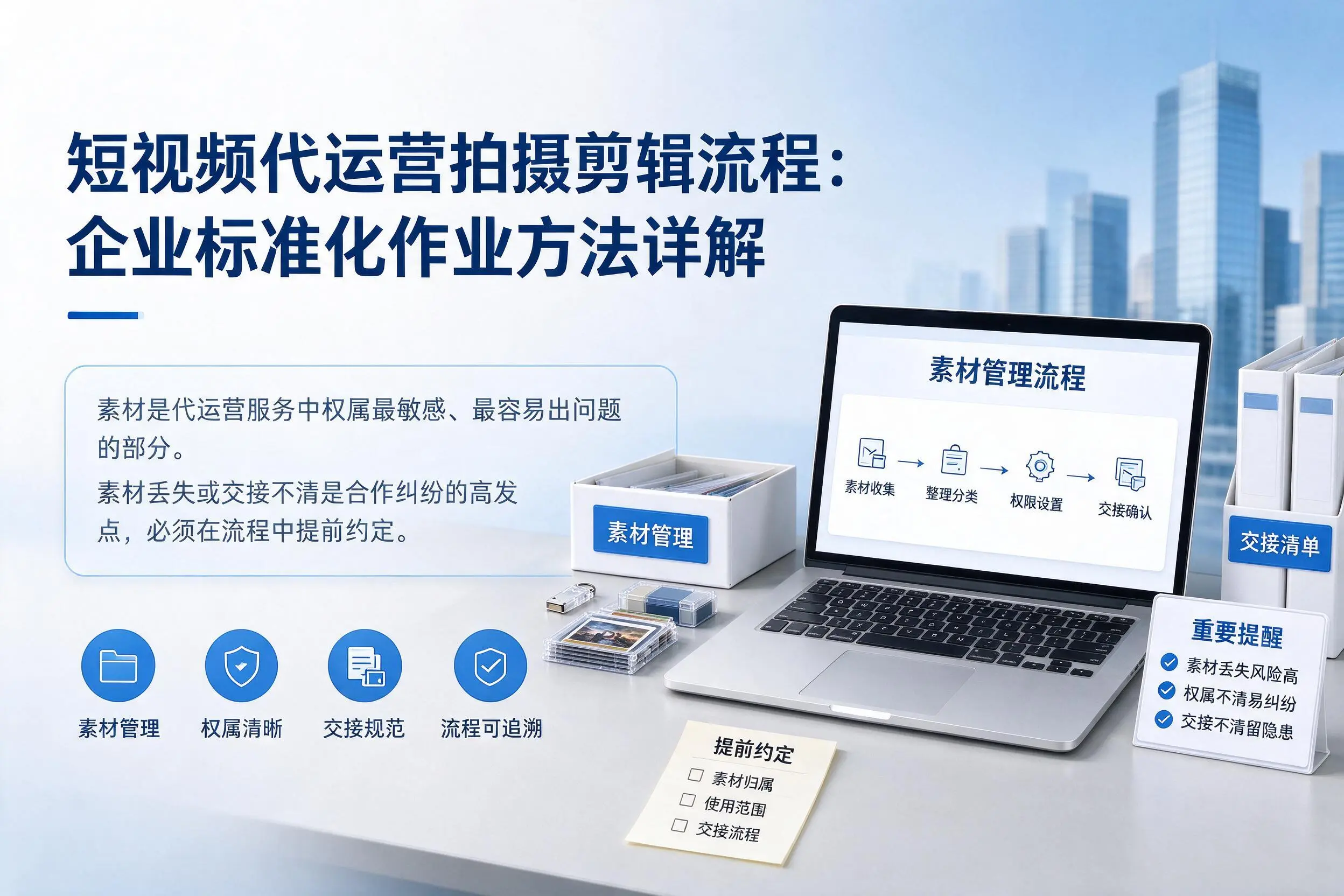 短视频代运营拍摄剪辑流程：济源企业标准化作业方法详解