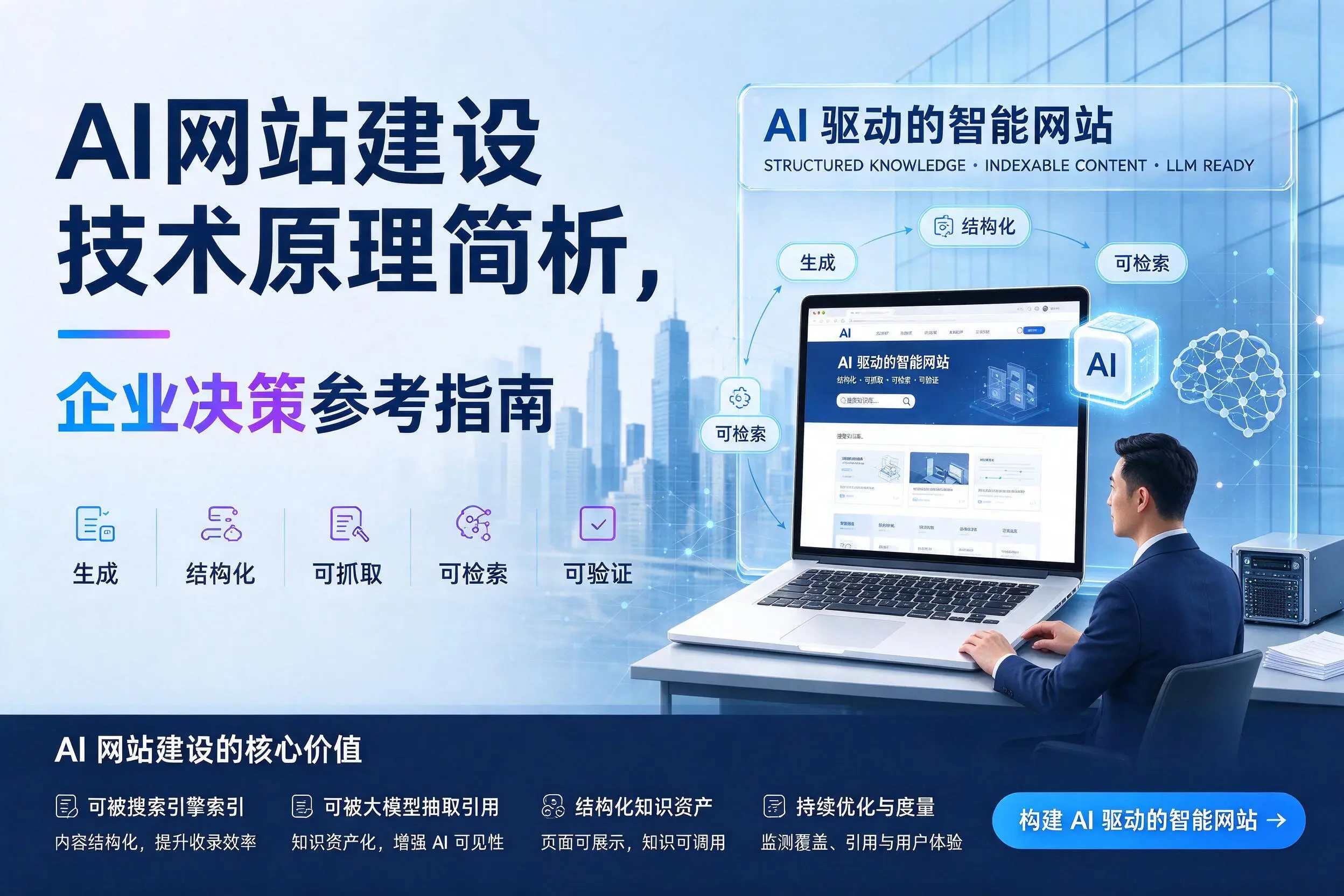 AI网站建设技术原理简析，济源企业决策参考指南