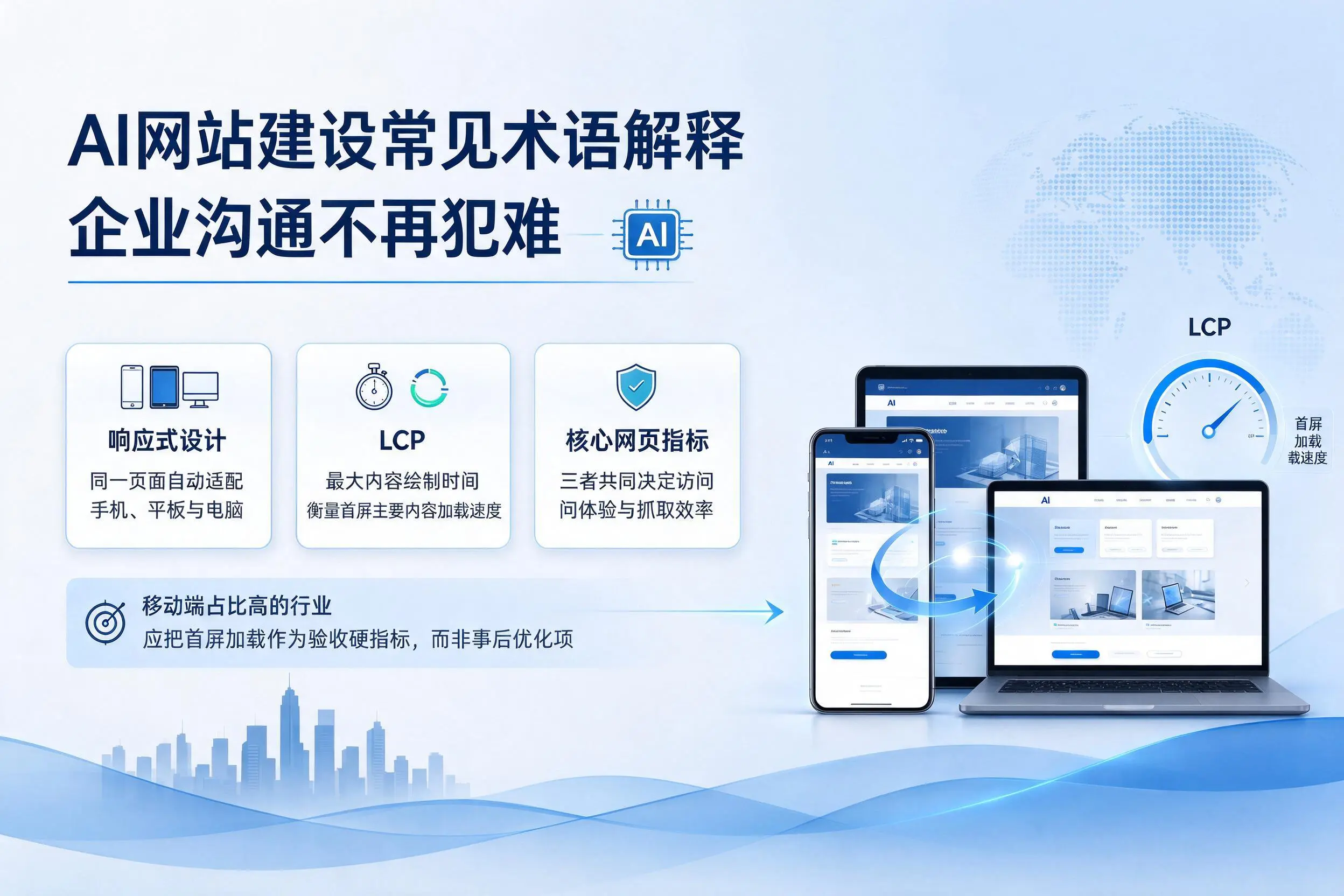 AI网站建设常见术语解释,济源企业沟通不再犯难