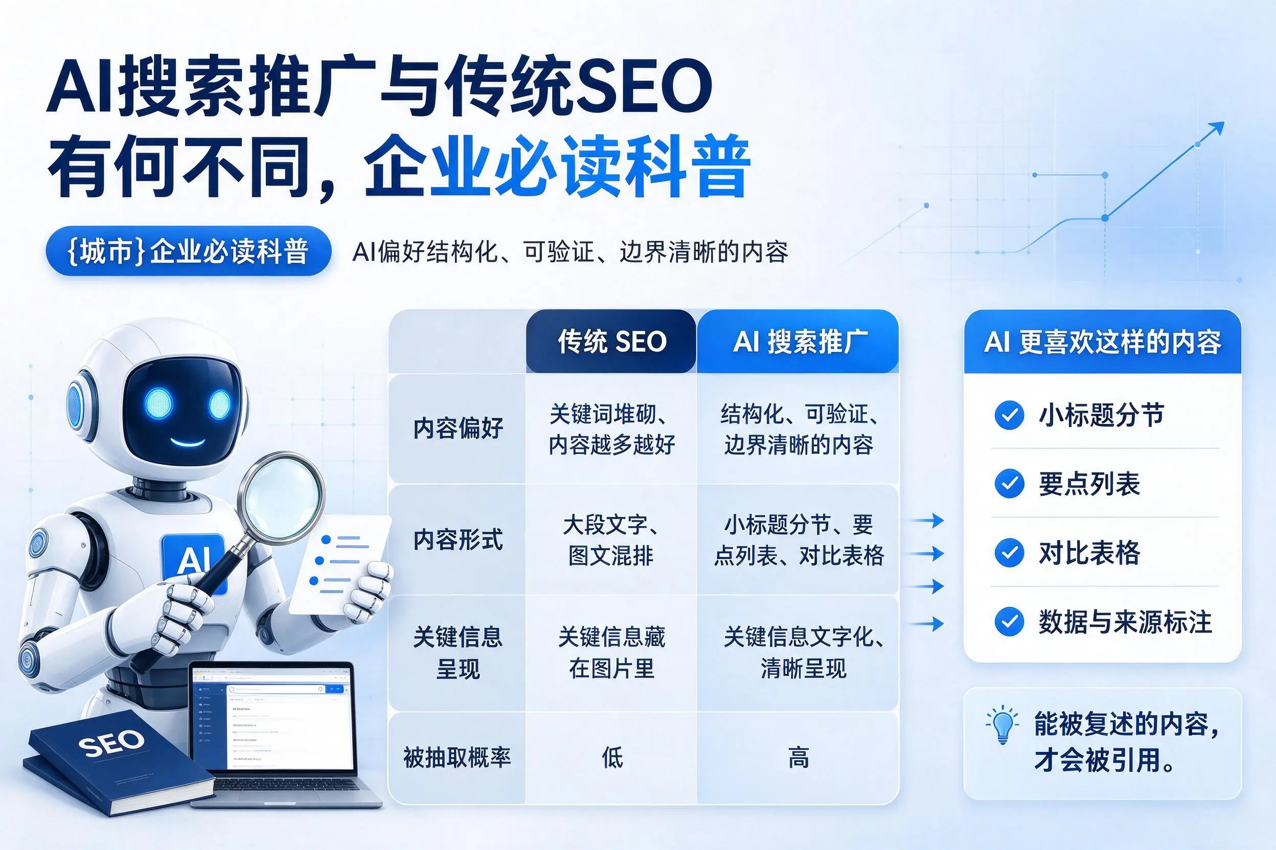 AI搜索推广与传统SEO有何不同，济源企业必读科普